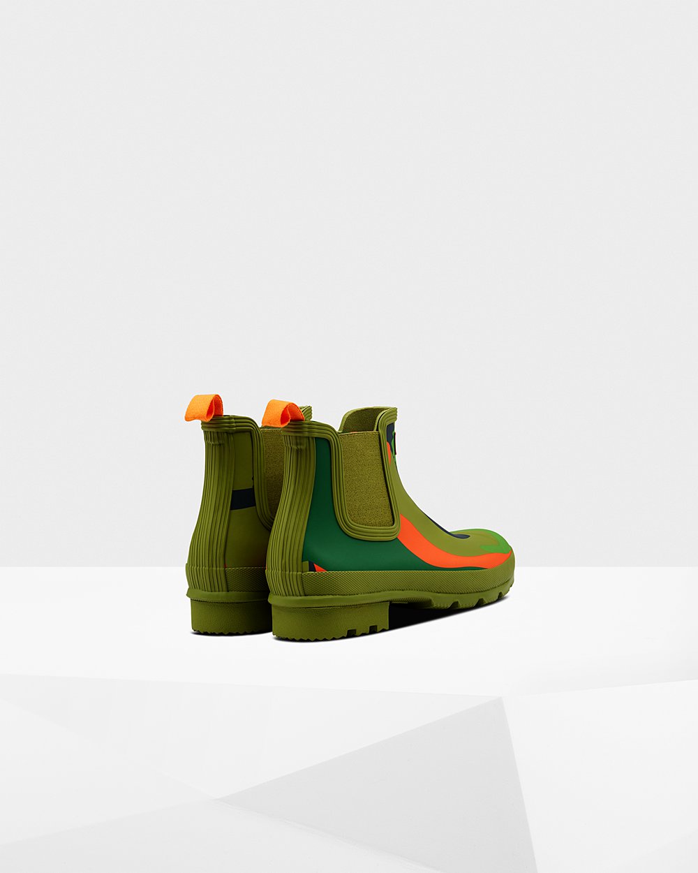 Botas Chelsea Hunter Homem Verdes - Original Rockpool Camo - 25FBQCVNT